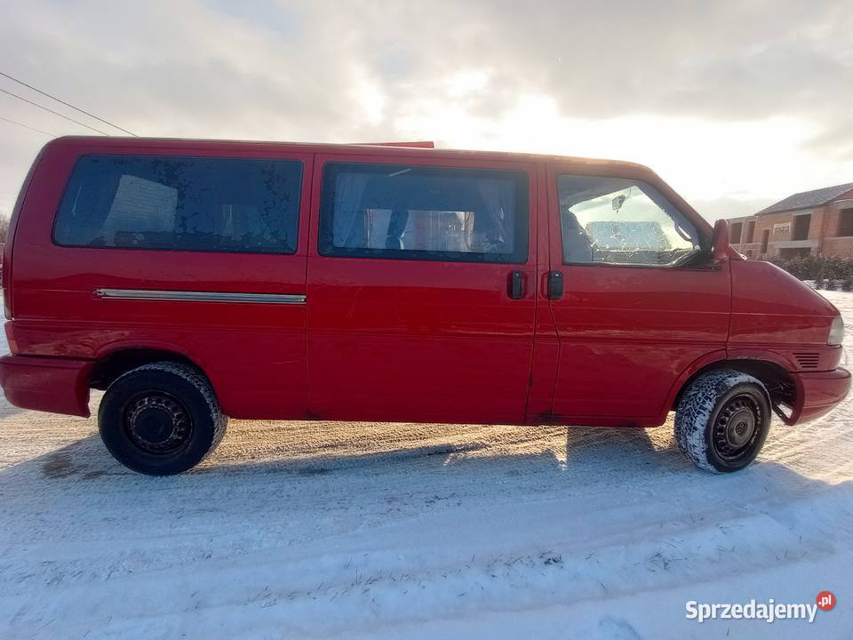 Volkswagen T4 transporter caravelle DŁUGI LIFT 9 nieuszkodzony Łódź