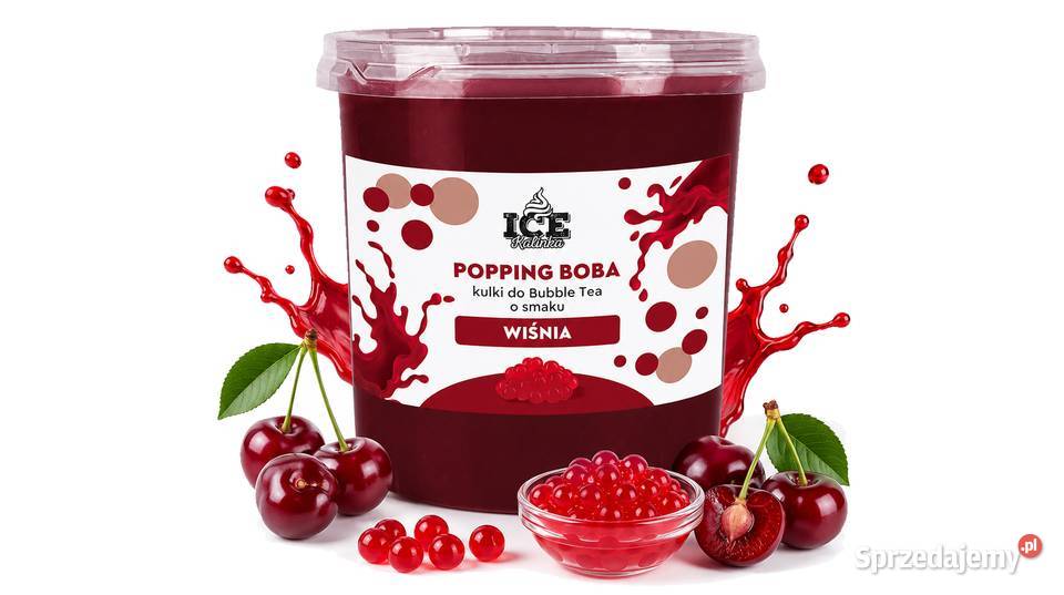 Kulki do Bubble Tea WIŚNIA 3 popping boba Sandomierz sprzedam