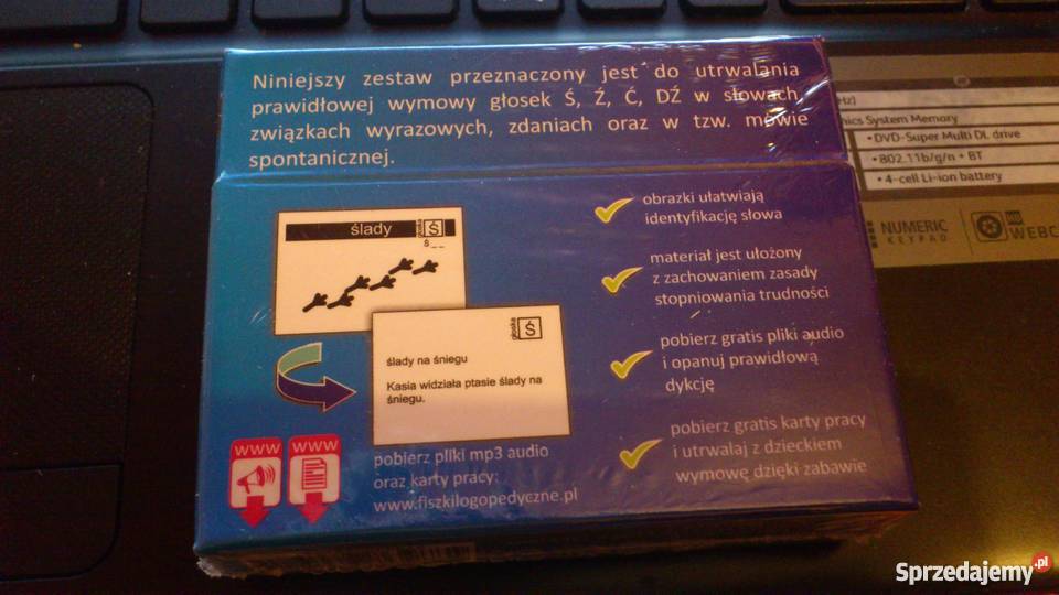 fiszki logopedyczne 5 lat+ zachodniopomorskie Szczecin sprzedam