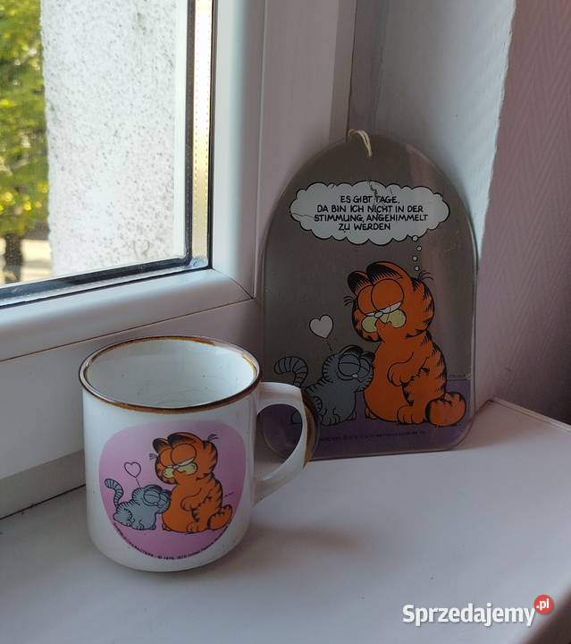 Vintage zestaw Garfield kubek ceramiczny i Opole