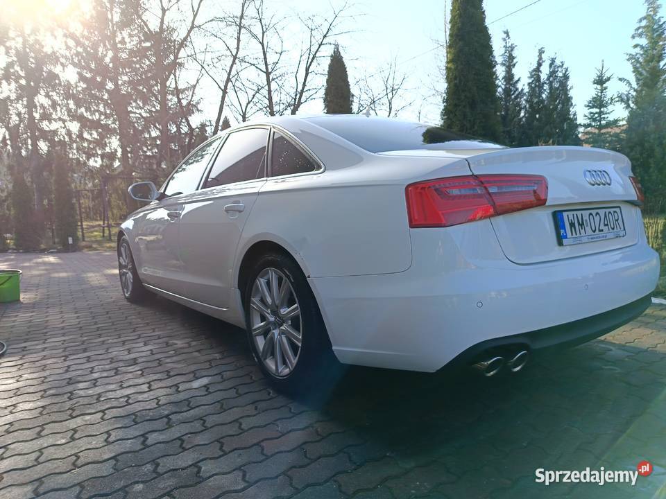 Sprzedam Audi A6 C7 20TDi 177 w białym kolorze Wielgolas