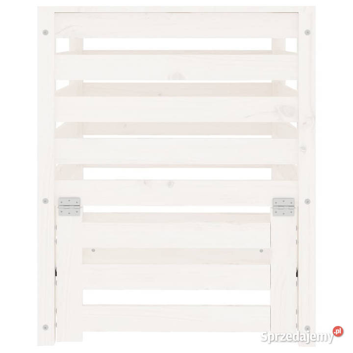Kompostownik biały 635x635x775 lite drewno mazowieckie Warszawa sprzedam
