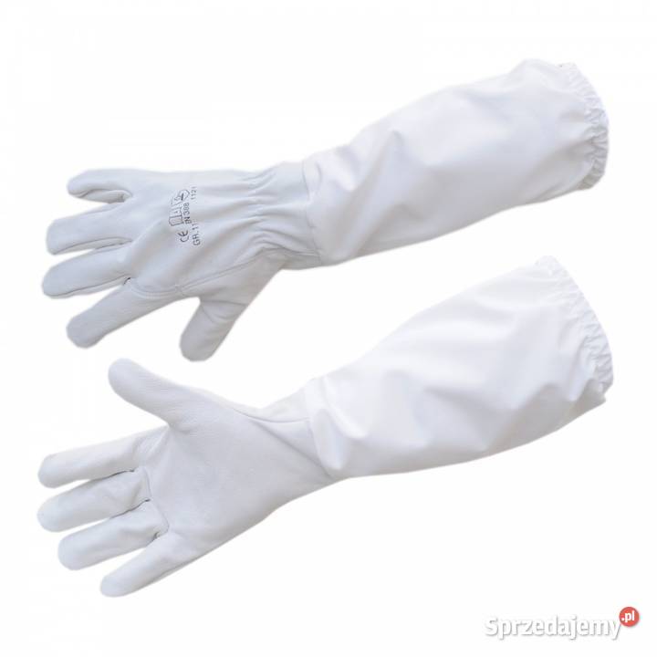 Rękawice pszczelarskie ochronne skórzane miękkie Posada Jaśliska