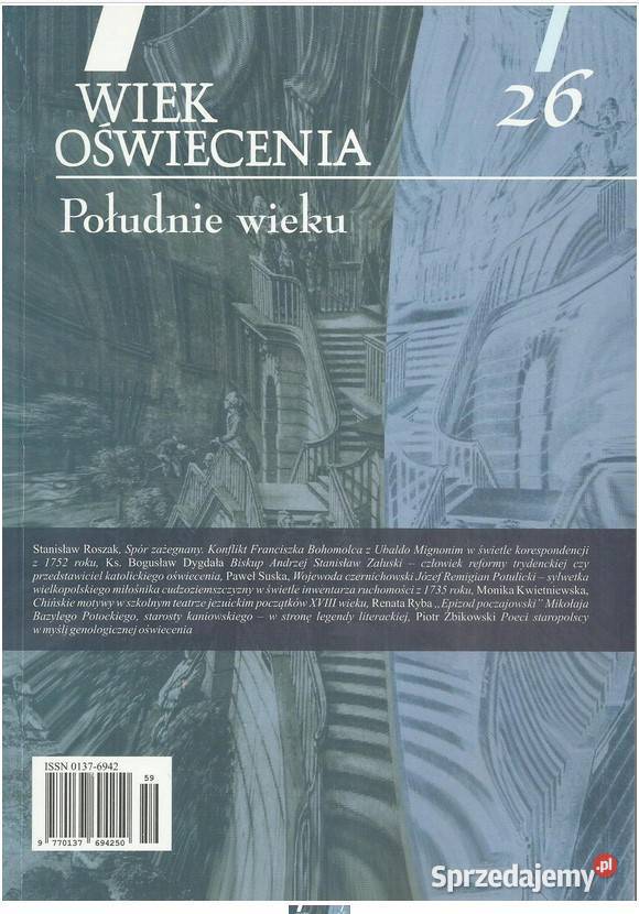 Wiek Oświecenia 26 Południe wieku Łódź