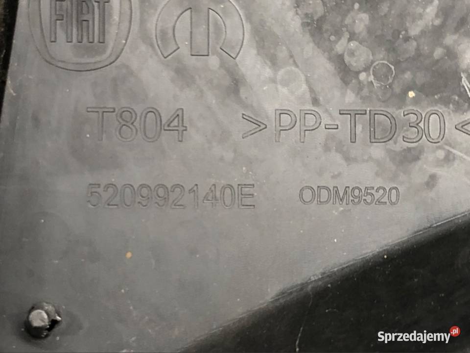 PODSZYBIE FIAT TIPO 520992140E Hatchback OSŁONA osobowe Podszybia