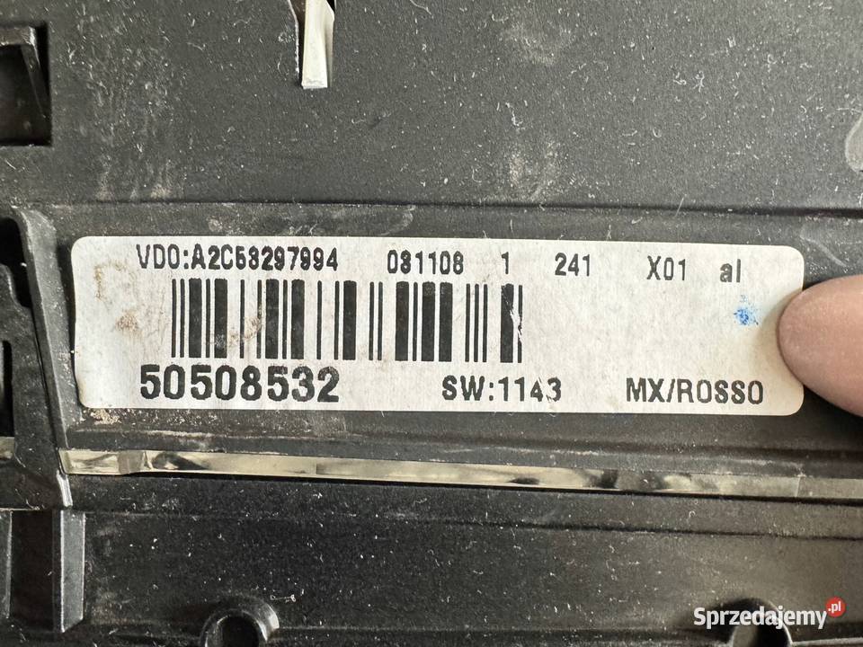 LICZNIK ZEGARY ALFA ROMEO MITO 50508532 osobowe