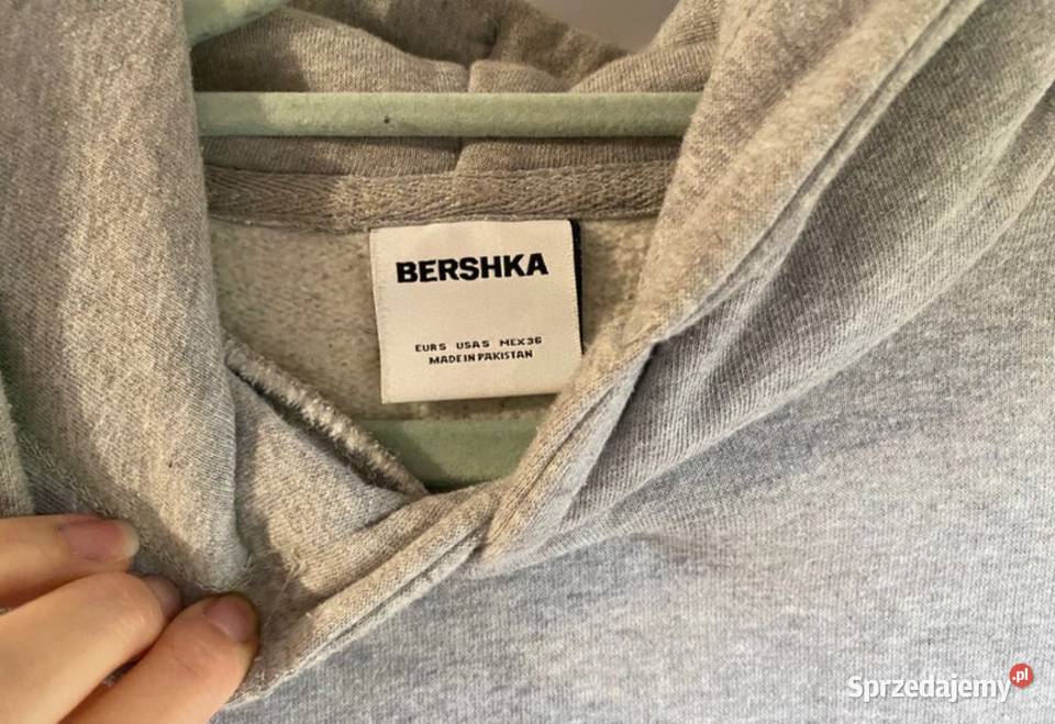 Szara bluza basic bershka dolnośląskie Jelenia Góra