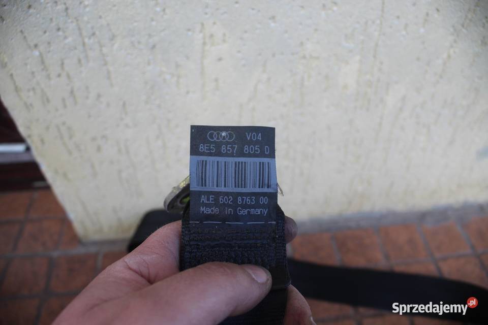 PAS BEZPIECZEŃSTWA PRAWY TYŁ AUDI A4 B6 sprzedam