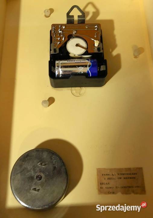 METRON Zegar Kuchenny z Minutnikiem PRL Vintage Myślachowice sprzedam