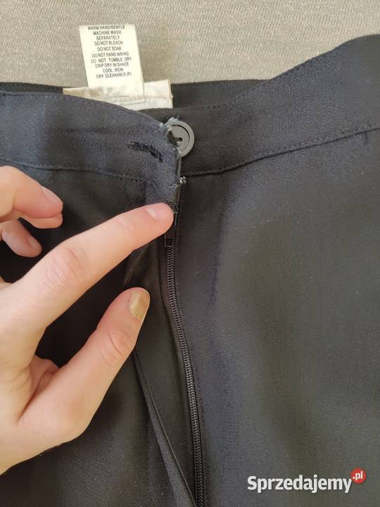 Spodnie na kant czarny Spodnie Sosnowiec