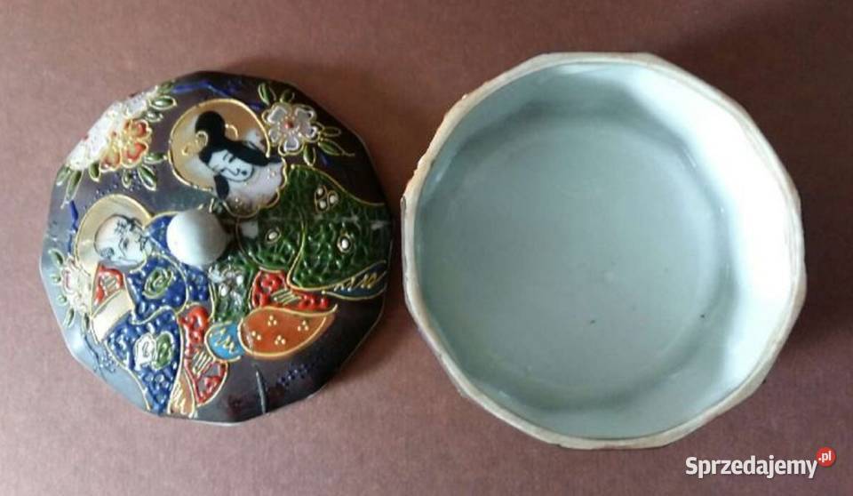Antyk Pudełko na Biżuterię Satsuma Okres Meiji pomorskie Gdańsk sprzedam