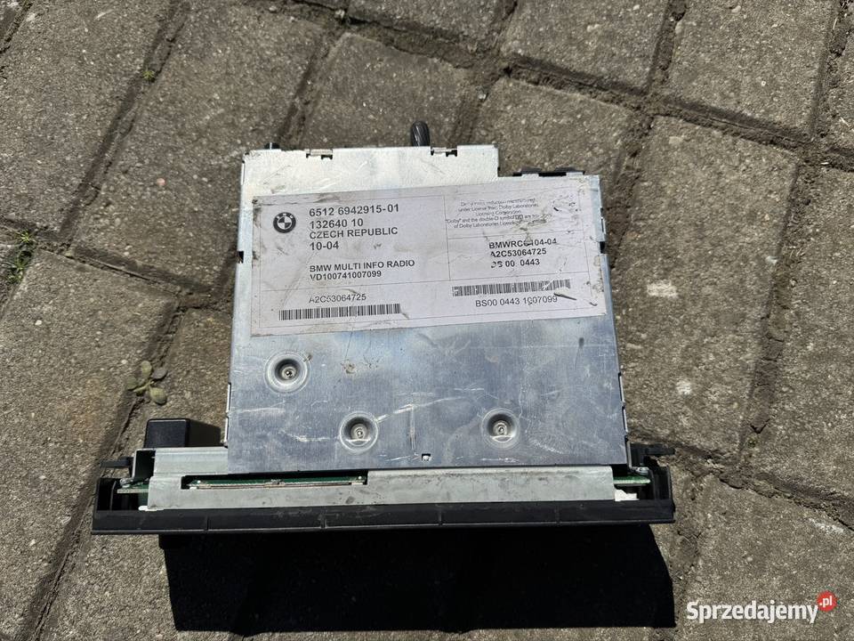 Bmw e46 radio navigation Nawigacje fabryczne Mieszkowice