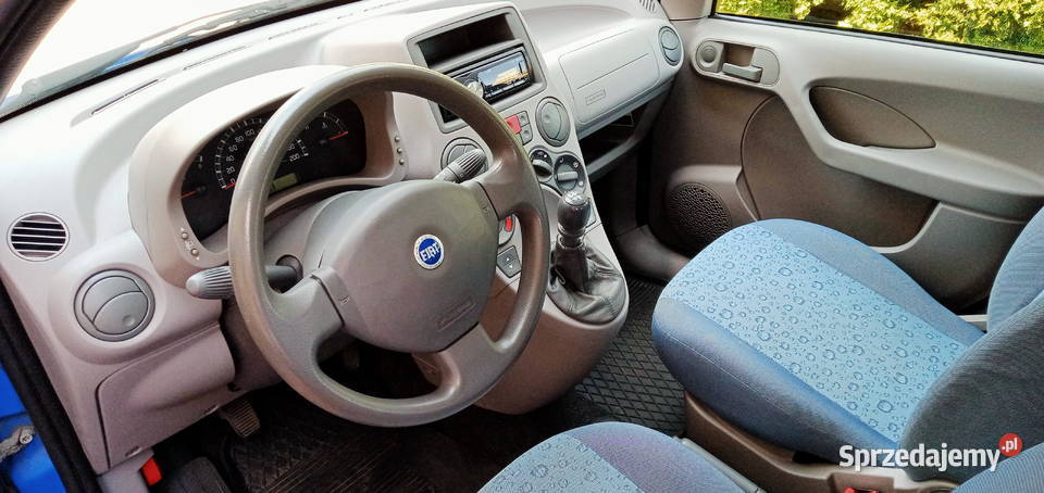 Fiat Panda Przebieg 75 Krajowy Fabryczny lakier niebieski Wolbrom