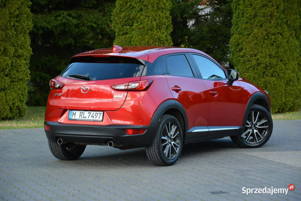 Mazda CX3 Skóry Navi Kamera Head Up Ledy Xenon elektrochrom. lusterko wst. Ostrów Mazowiecka
