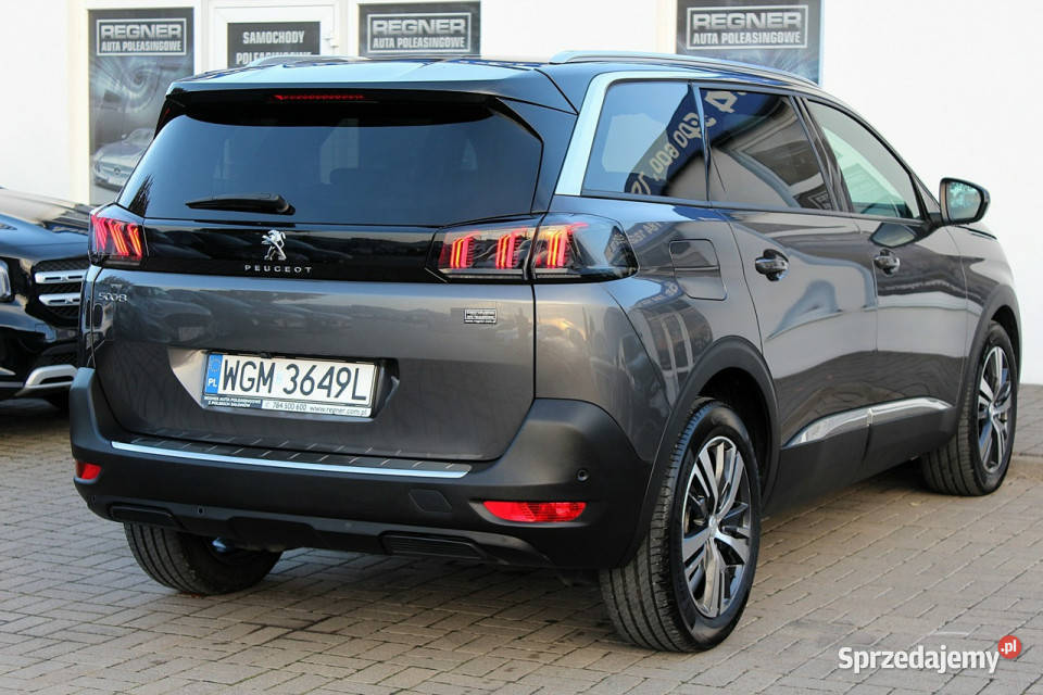 Peugeot 5008 SalonPL FV23 Pakiety 7os Kamery LED światła przeciwmgielne mazowieckie