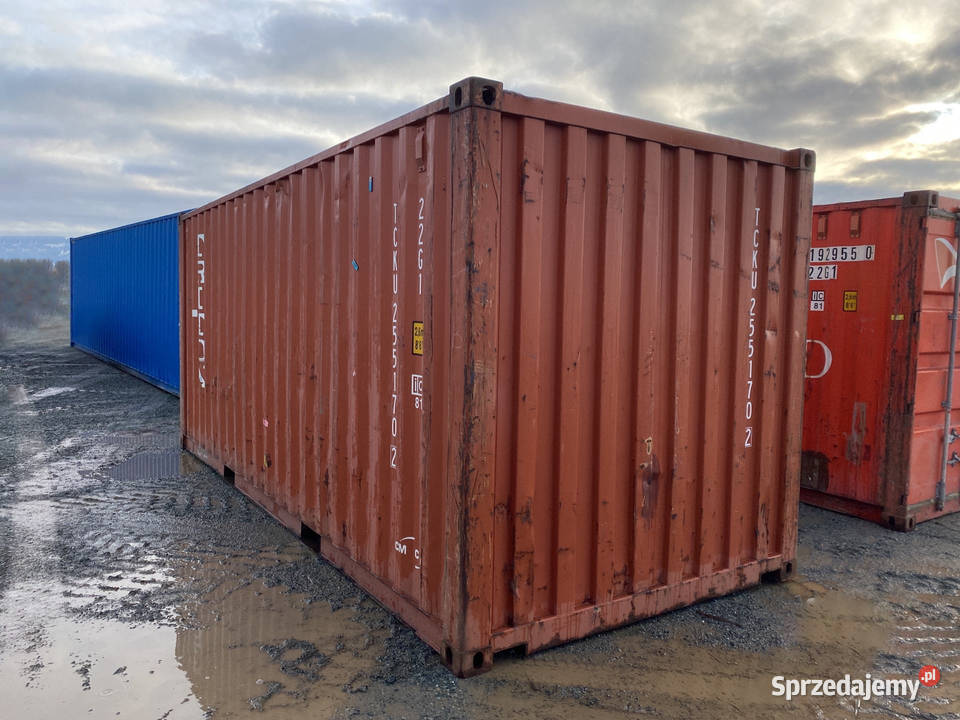 Kontener morski magazynowy 20DV 6 metrowy