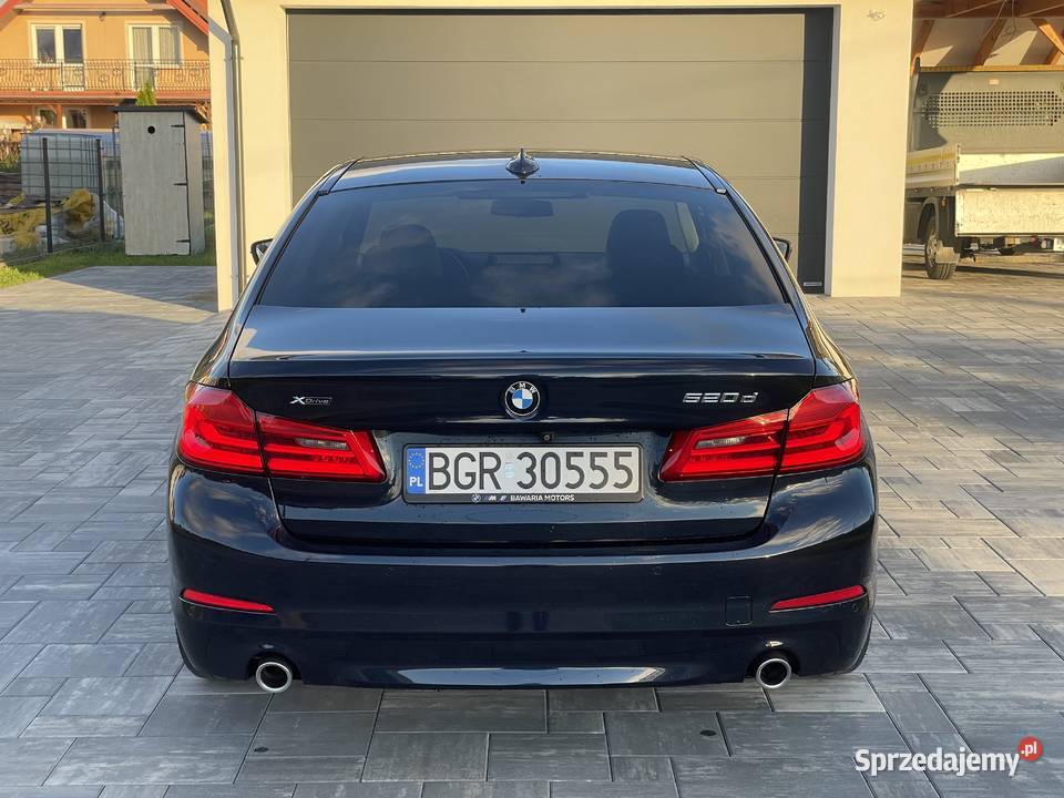 BMW 520d xDrive G30 2018 CarPlay Hak Serwisowany Grajewo
