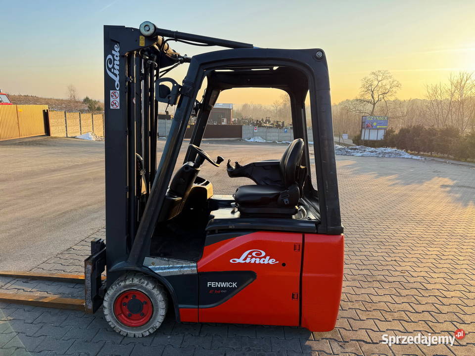 wózek widłowy elektryczny LINDE E14 Triplex 460m Działoszyn