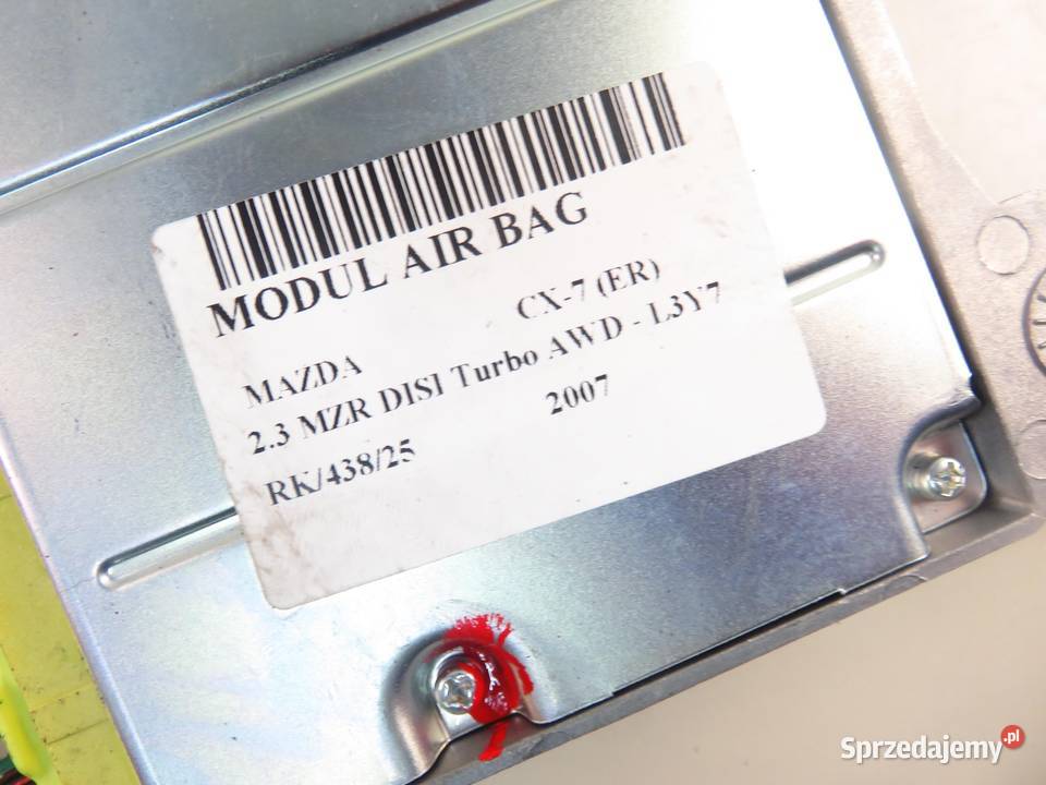 MODUŁ AIRBAG MAZDA CX7 EG2357K30C małopolskie sprzedam