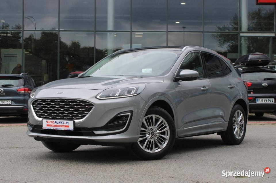 FORD Kuga 2022r Panorama Hak BO Skóra Temp Adapt nieuszkodzony Samochody osobowe