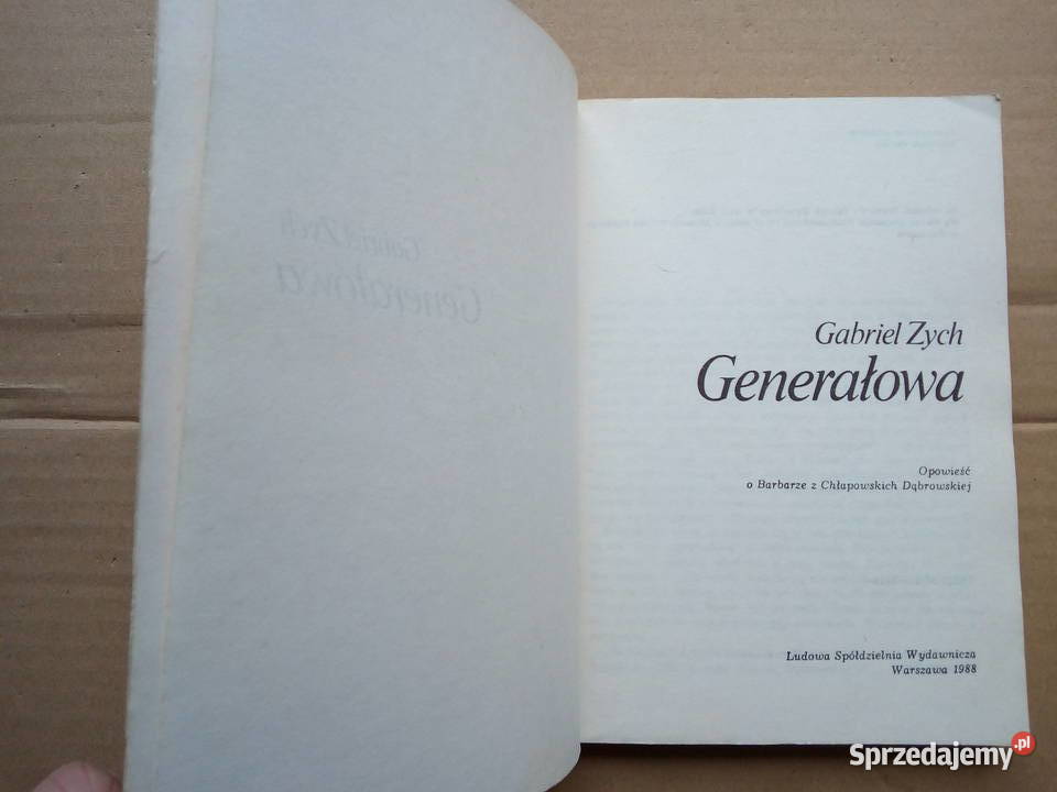 Gabriel Zych Generałowa podlaskie