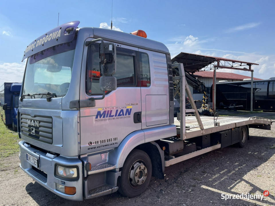Man TGL MAN TGL 8210 Pomoc drogowa Autolaweta na elektryczne lusterka MAN dolnośląskie Syców