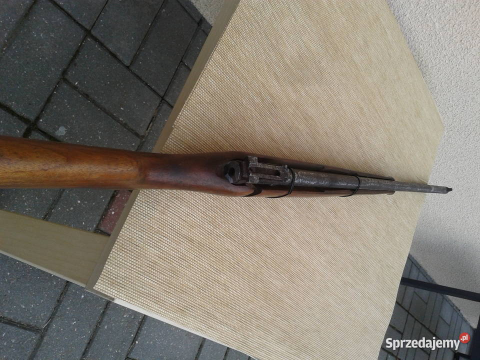 replika karabinu metal drewno naturalne części Antyki, Sztuka, Kolekcje Skiereszewo