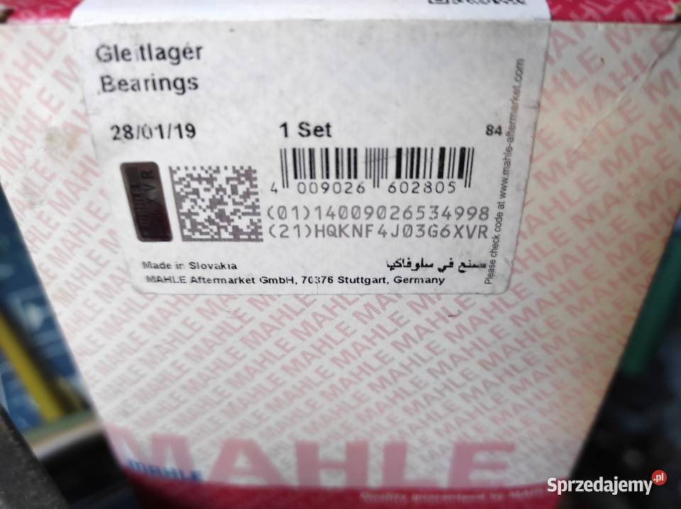 Pierścionki wału korbowego silnika nowe Ursus Warszawa sprzedam