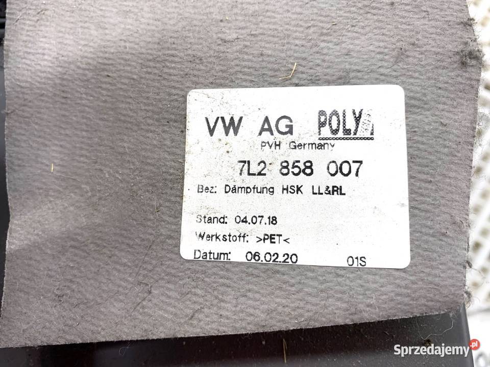 SCHOWEK PASAŻERA VW TRANSPORTER T6 Bus 7L1858007