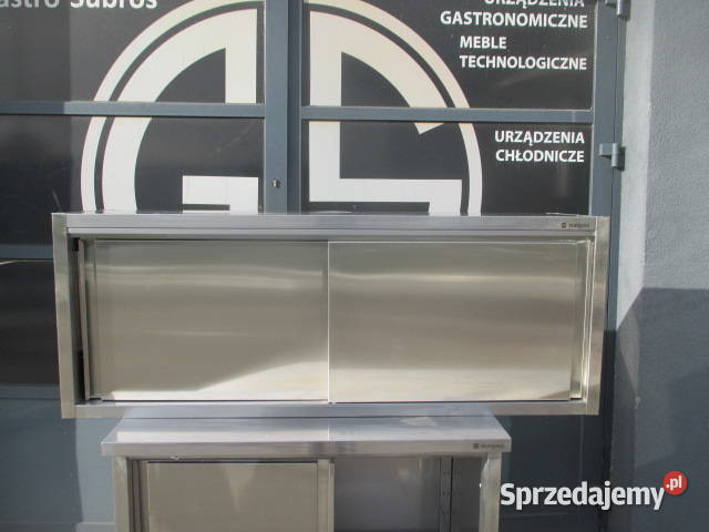 NOWA Szafka Wisząca Stal Nierdzewna Drzwi Suwane Gastronomia Ostrów Wielkopolski