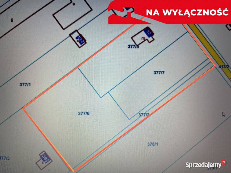 Działka budowlana 4587 m2 we Wsoli koło Radomia Wsola