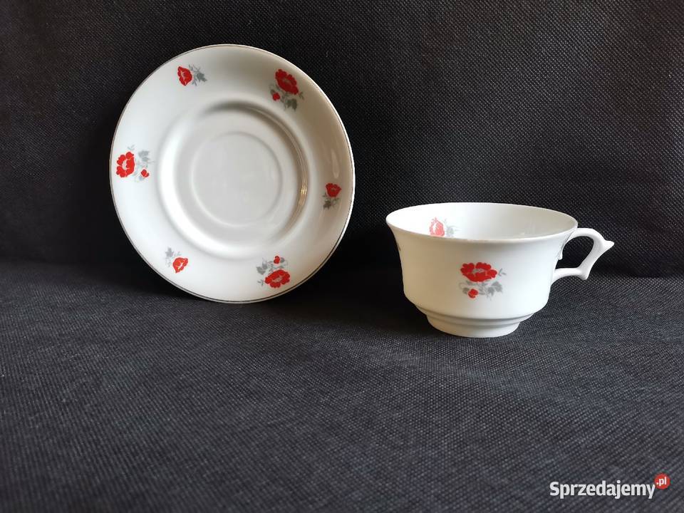 Stara filiżanka Łucja Maki porcelana Giesche Art