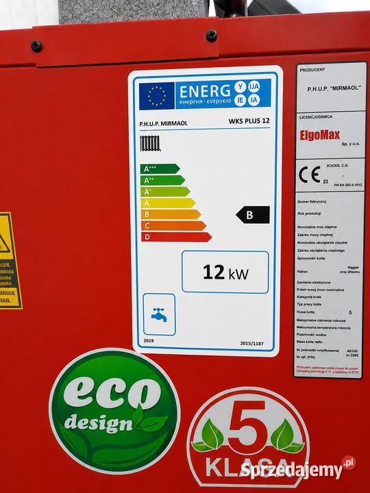 Kocioł piec co węgiel drewno 12kW do 110m2 5 Pleszew