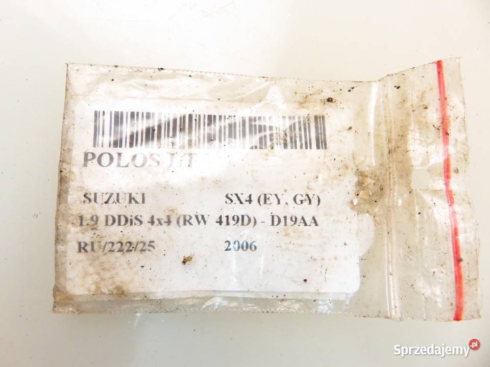 PÓŁOŚ LEWA TYLNA SUZUKI SX4 19 DDiS D19AA osobowe