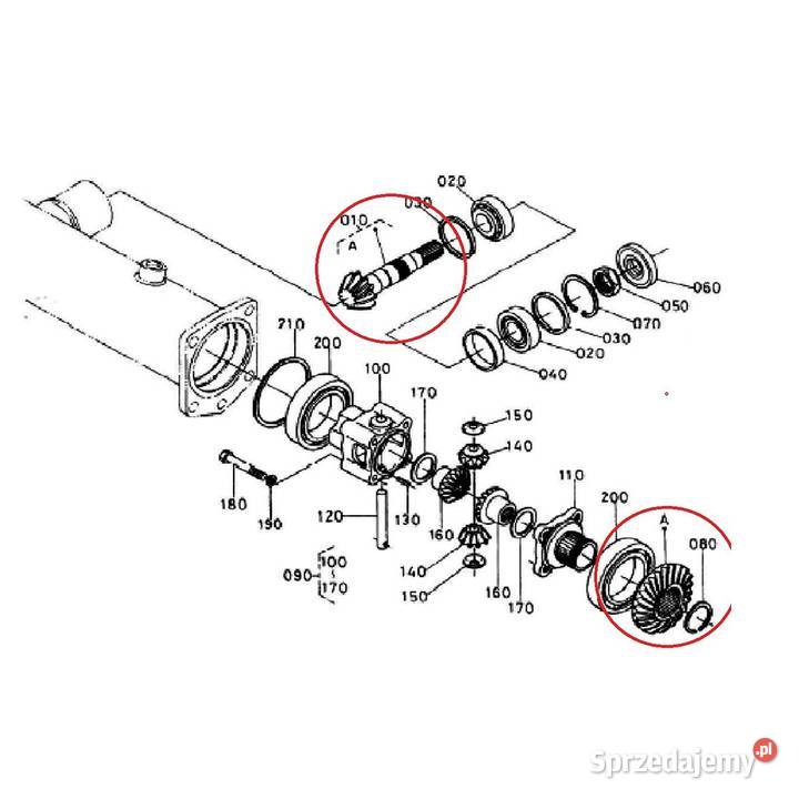 Koło talerzowe 24T30T Kubota GL19GL25ST25ST3 Tajęcina