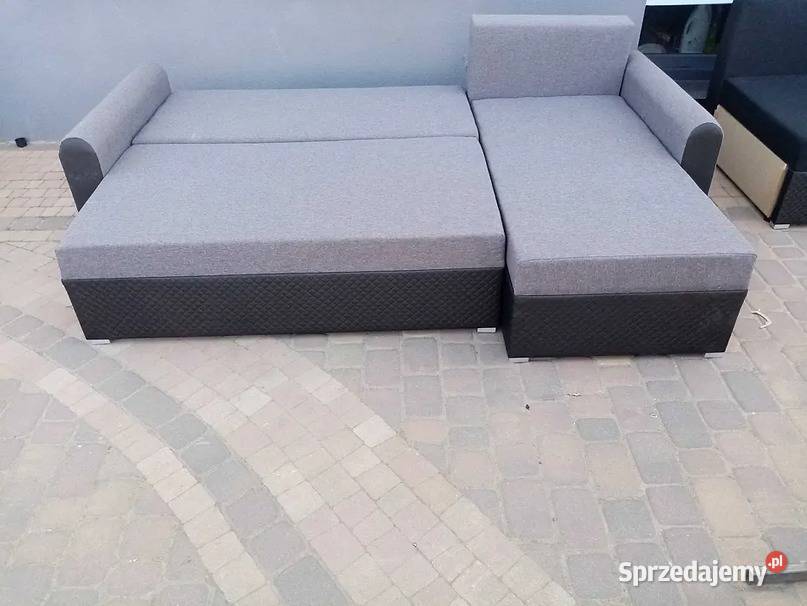 Tani narożnik 235x 145 z funkcją spania Szybka łódzkie Łódź