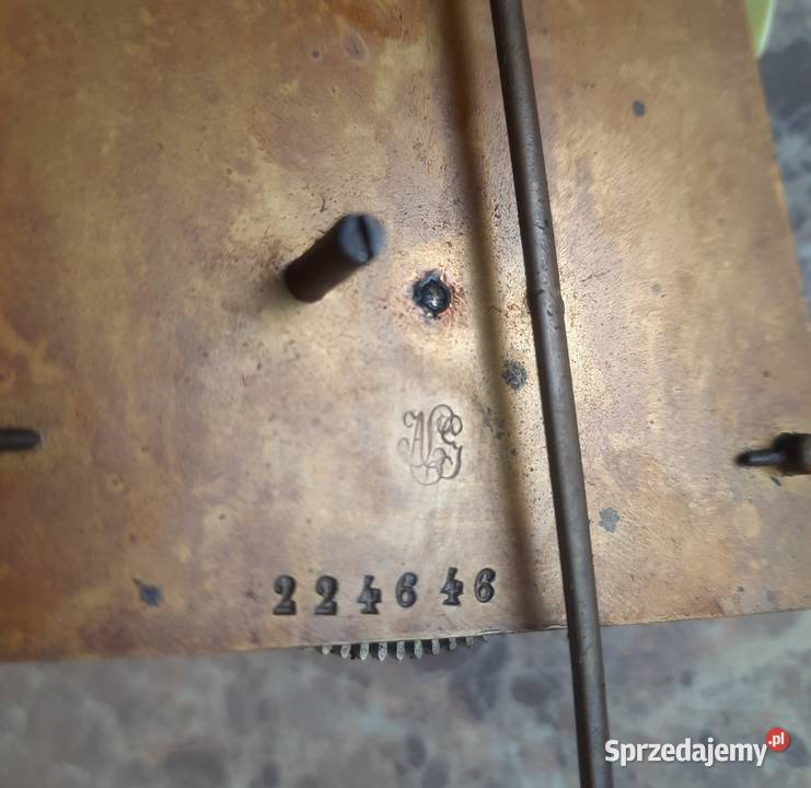 467 Mechanizm zegara Lenzkirch 1875r chodzik Tczew