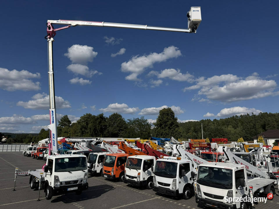 Nissan Cabstar Podnośnik Koszowy Zwyżka Multitel elektryczne lusterka