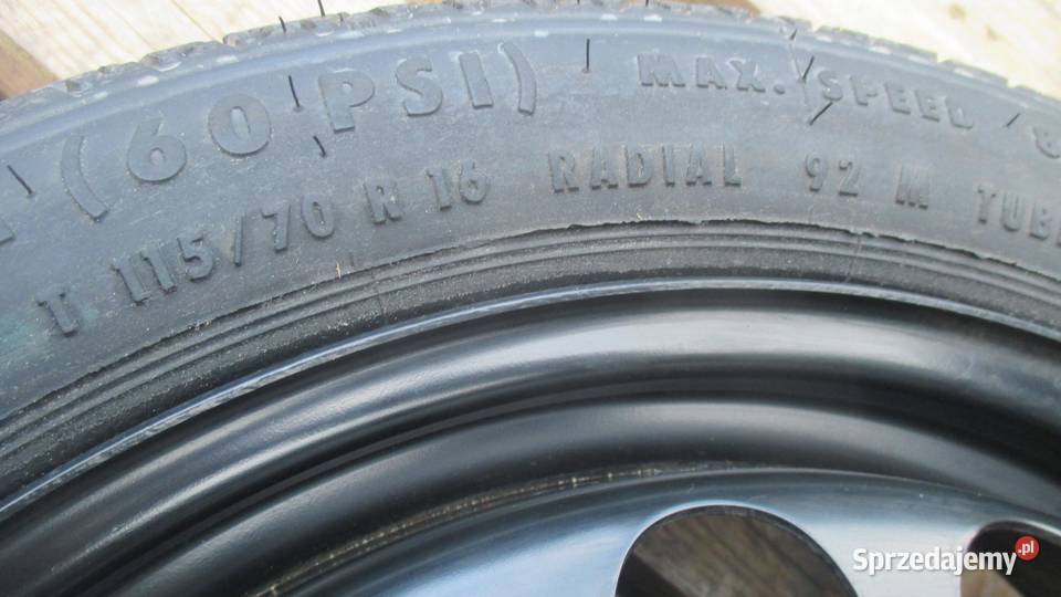 OPEL VECTRA C koło dojazdowe 1157016 92M 5x110