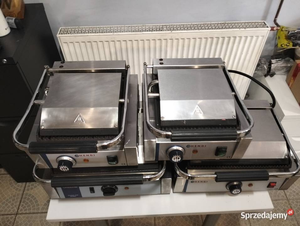 Grill kontaktwy gastronomiczny Ryflowany Hendi Słupia Kapitulna