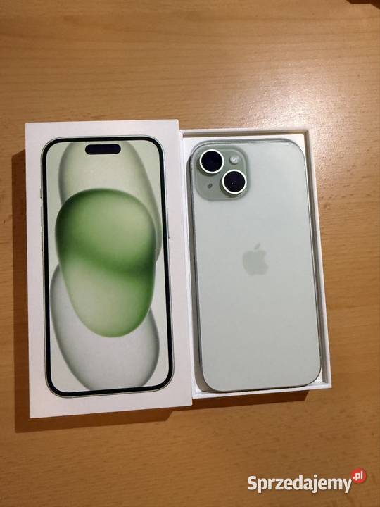iPhone 15 128GB Green STAN IDEALNY IGŁA Pudełko mazowieckie Warszawa