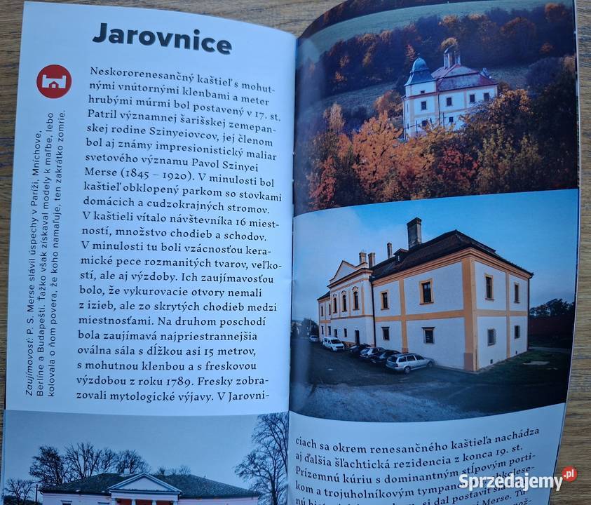 Hrady a kstiele v okoli Presova Słowacja Mapy i przewodniki