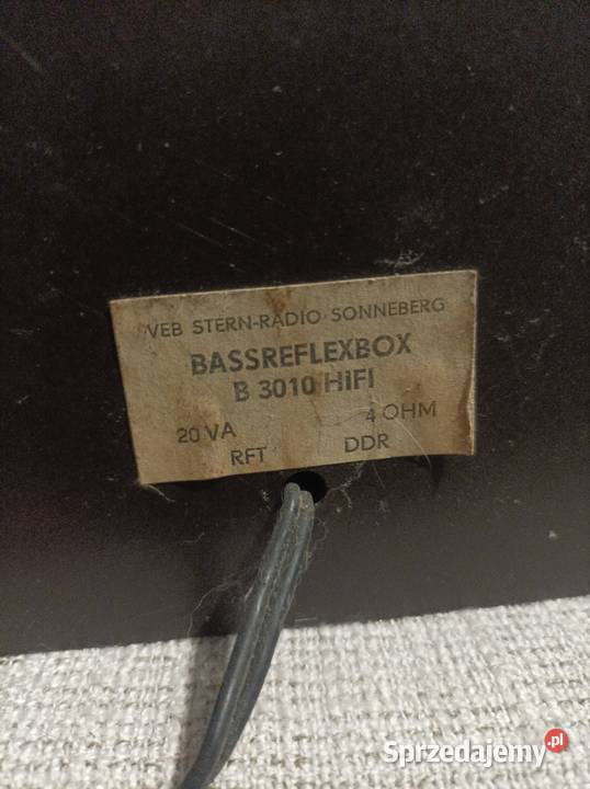 Rft B 3010 HiFi niemieckie kolumny vintage Płock