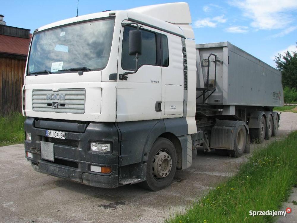 MAN TG410A NACZEPA WYWROTKA Osowy Grąd