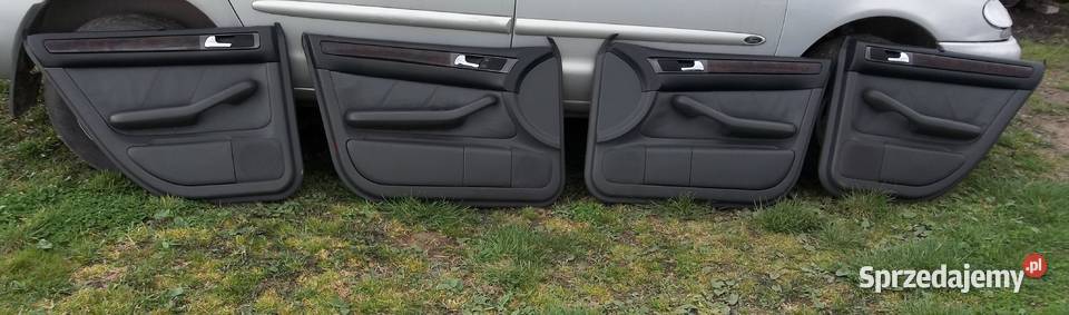 Boczki drzwi szara skóra ori roletki Audi A6 C5 osobowe Iława