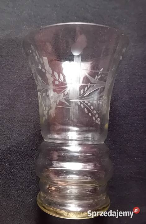 Szlifowany wazon art deco około połowy XX w Koźminek sprzedam
