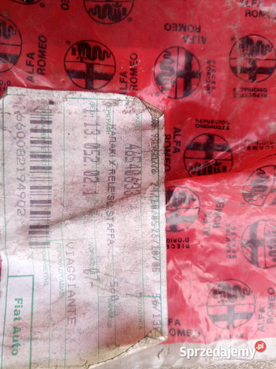 ALFA 145 146 156 POKRYWKA osobowe