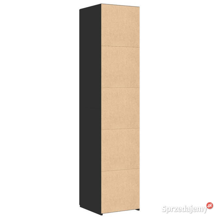 Wysoka szafka czarna 40x425x185 materiał