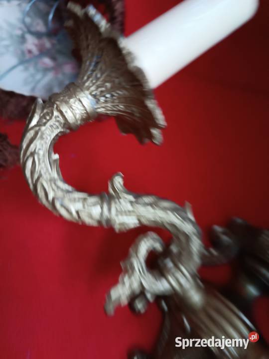 Mosiężny kinkiet Świętochłowice