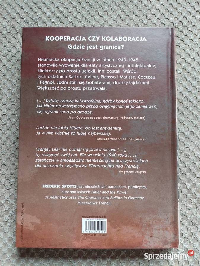 nowa Haniebny pokój Frederic Spotts ISBN 9788324715503 Kraków